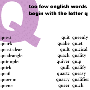the letter q