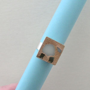 experimental mosaic sheep ring