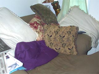 I've actually slept in this chair, all curled up like a cat.