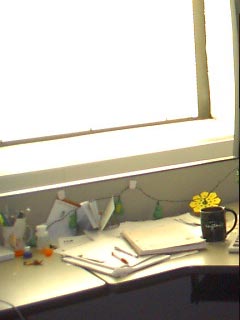 When I sit down, I am flooded with light.